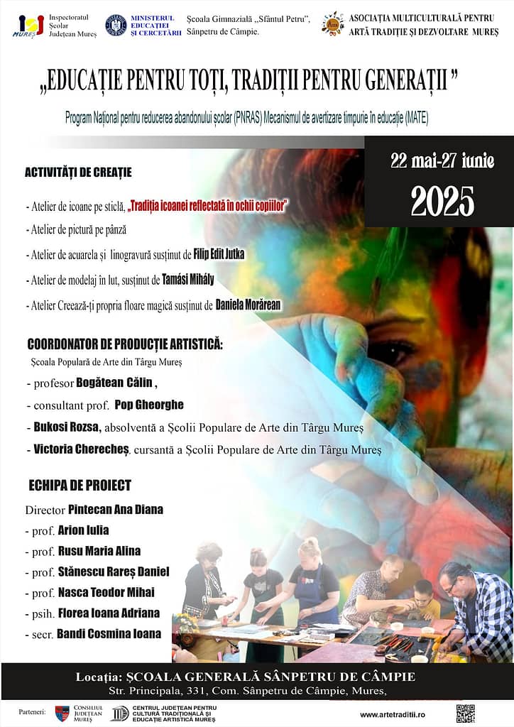EDUCAȚIE PENTRU TOȚI, TRADIȚII PENTRU GENERAȚII EDUCAȚIE PENTRU TOȚI, TRADIȚII PENTRU GENERAȚII