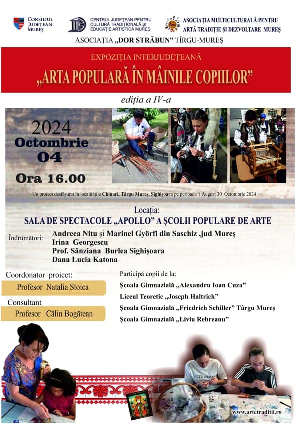 ,Arta populară în mâinile copiilor 2024 septembrie bun